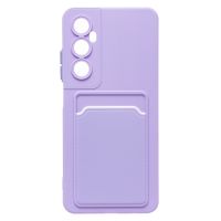 Чехол для Realme C65 силиконовый с картхолдером №9 <светло-фиолетовый> ― Spb.OnlineBazar.su