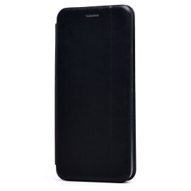 Чехол для Realme C30 флип боковой кожзам №3 <черный>