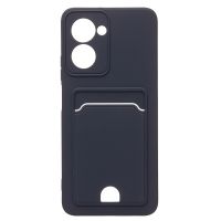 Чехол для Realme C33 силиконовый с картхолдером №6 <синий> ― Spb.OnlineBazar.su
