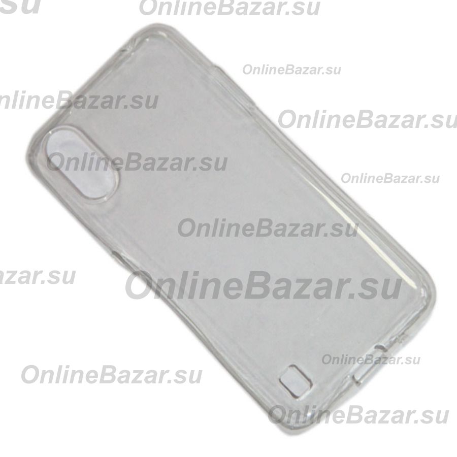 Чехол для Samsung SM-A015F (Galaxy A01) силиконовый ультратонкий <прозрачный> ― Spb.OnlineBazar.su
