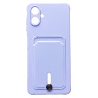 Чехол для Samsung SM-A065F (Galaxy A06) силиконовый с картхолдером №4 <светло-фиолетовый> ― Spb.OnlineBazar.su