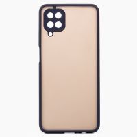 Чехол для Samsung SM-A125F (Galaxy A12) пластиковый с окантовкой <синий> ― Spb.OnlineBazar.su