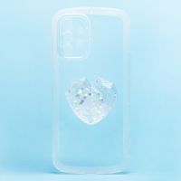 Чехол для Samsung SM-A135F (Galaxy A13) силиконовый с попсокетом сердце <прозрачный> ― Spb.OnlineBazar.su