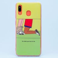 Чехол для Samsung SM-A205F (Galaxy A20) силиконовый (рис. 156/016) ― Spb.OnlineBazar.su