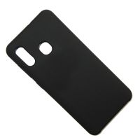 Чехол для Samsung SM-A205F (Galaxy A20) силиконовый Soft Touch <черный> (премиум) ― Spb.OnlineBazar.su
