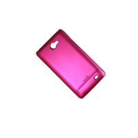 Чехол для Samsung i9103 (Galaxy R) задняя крышка пластиковый прорезиненный Moshi Case Soft Touch <розовый> ― Spb.OnlineBazar.su