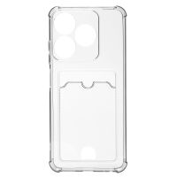 Чехол для Tecno Spark 10C (KI5k) силиконовый с картхолдером №2 <черный> ― Spb.OnlineBazar.su