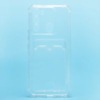 Чехол для Tecno Spark 8C (KG5n) силиконовый с картхолдером №3 <прозрачный> ― Spb.OnlineBazar.su