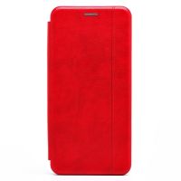Чехол для Tecno Pop 7 (BF6) флип боковой кожзам №3 <красный> ― Spb.OnlineBazar.su