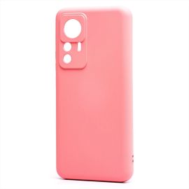 Чехол для Xiaomi 12T Pro силиконовый Soft Touch 4 <светло-розовый>