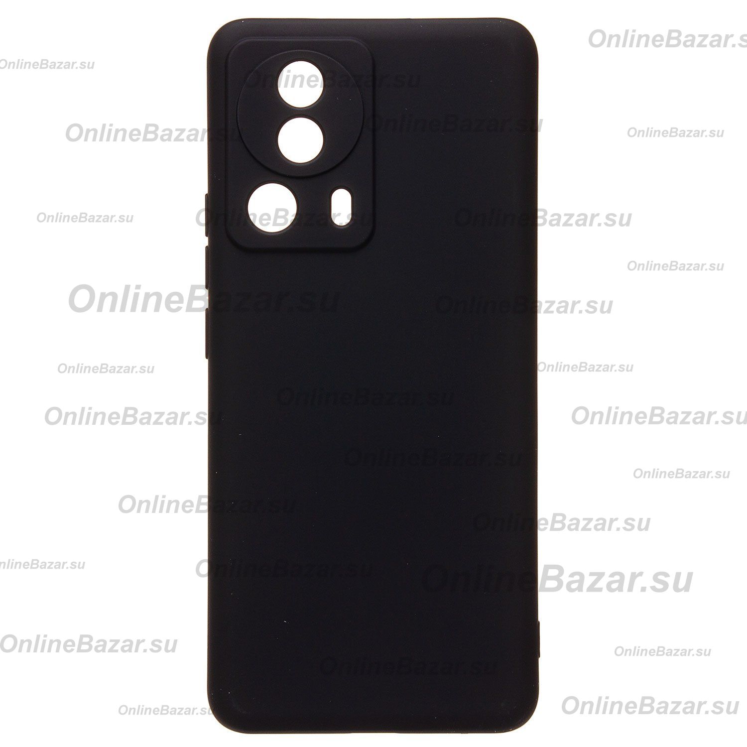 Чехол для Xiaomi 13 Lite силиконовый Soft Touch 4 <черный> ― Spb.OnlineBazar.su