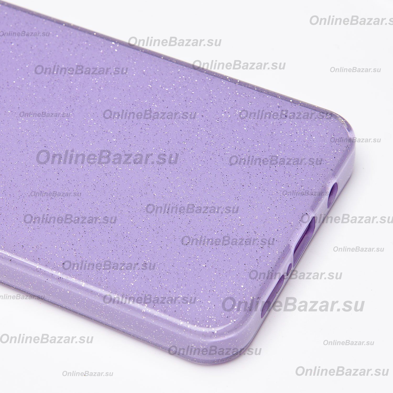 Чехол для Xiaomi Redmi Note 8 Pro силиконовый с блестками №3 <светло-фиолетовый> ― Spb.OnlineBazar.su
