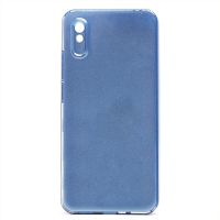 Чехол для Xiaomi Redmi 9A силиконовый с блестками №3 <синий> ― Spb.OnlineBazar.su
