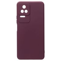 Чехол для Xiaomi Poco F4 силиконовый Soft Touch 4 <бордовый> ― Spb.OnlineBazar.su