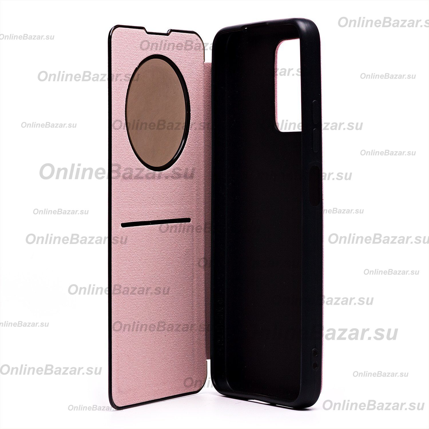Чехол для Xiaomi 22041216G флип боковой кожзам №4 <розовый> ― Spb.OnlineBazar.su