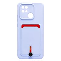 Чехол для Xiaomi 220333QNY силиконовый с картхолдером №4 <светло-фиолетовый> ― Spb.OnlineBazar.su