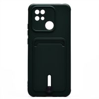 Чехол для Xiaomi 220333QNY силиконовый с картхолдером №4 <темно-зеленый> ― Spb.OnlineBazar.su