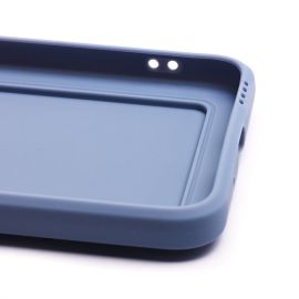 Чехол для Xiaomi 220333QAG силиконовый с картхолдером №6 <серый>