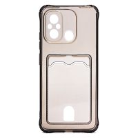 Чехол для Xiaomi Poco C55 силиконовый с картхолдером №2 <черный> ― Spb.OnlineBazar.su