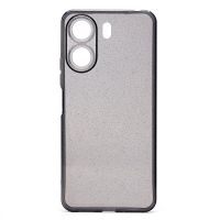 Чехол для Xiaomi 23108RN04Y силиконовый с блестками <серо-прозрачный> ― Spb.OnlineBazar.su