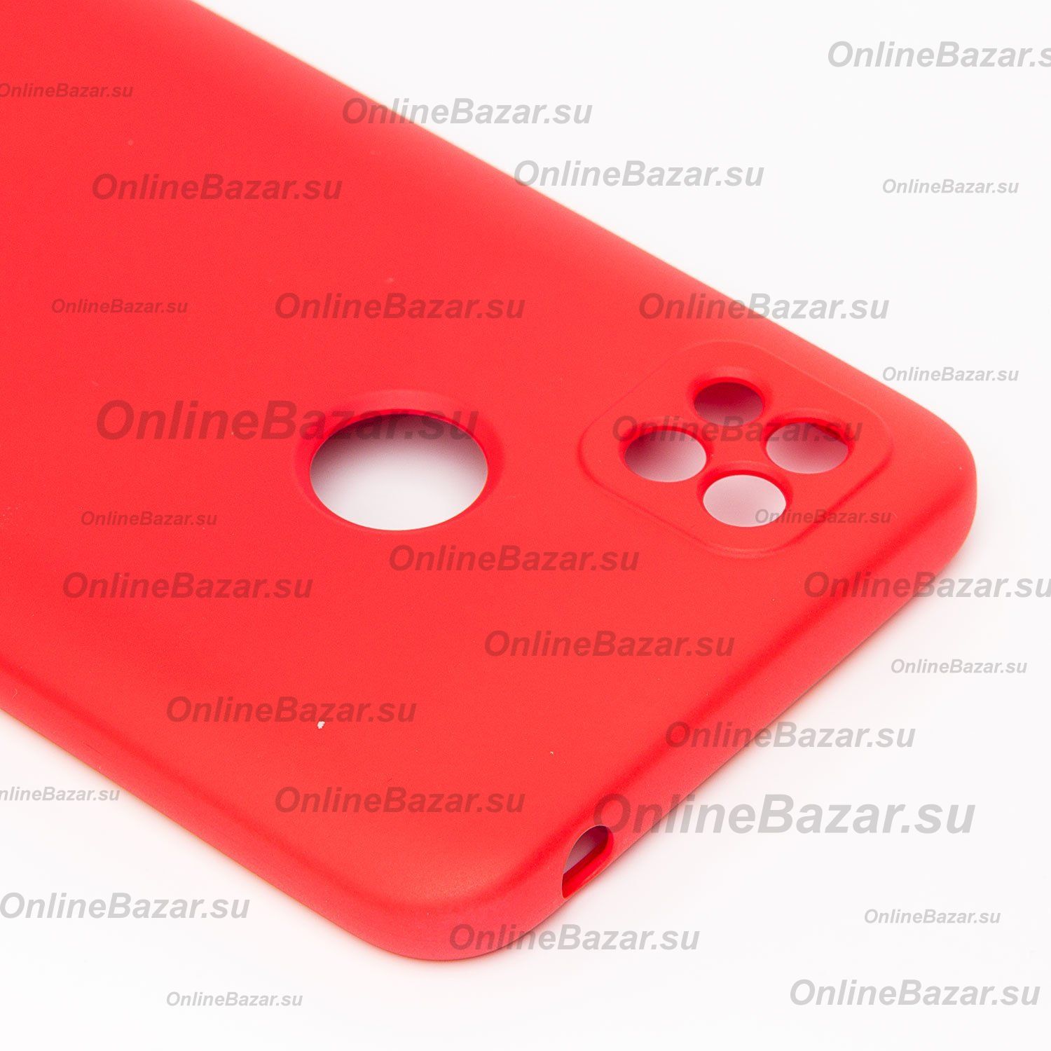 Чехол для Xiaomi Redmi 9C силиконовый Soft Touch 4 <красный> ― Spb.OnlineBazar.su