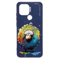 Чехол для Xiaomi 220733SFG силиконовый (рис. 335/овечка) <темно-синий> ― Spb.OnlineBazar.su