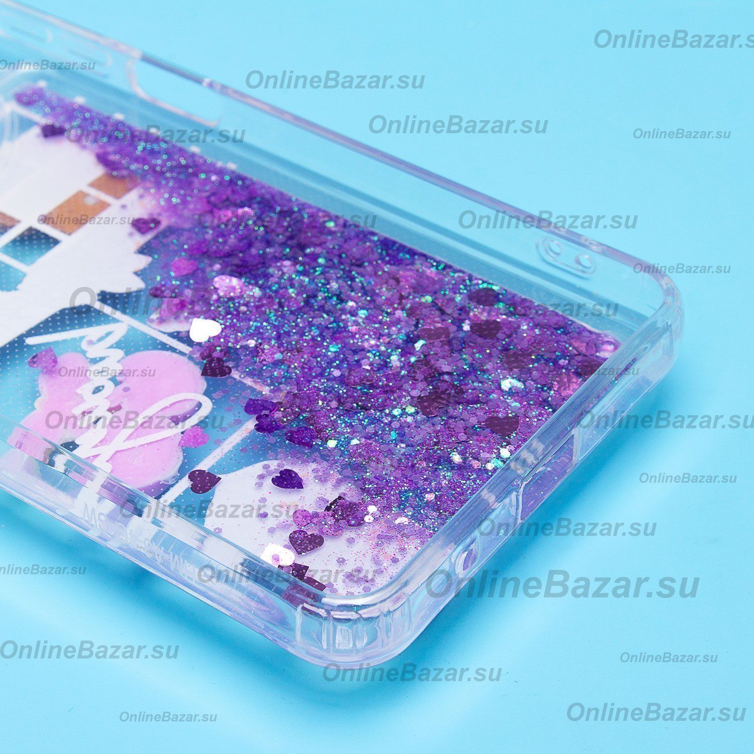 Чехол для Xiaomi 23129RN51X силиконовый 3D игрушки <фиолетовый> ― Spb.OnlineBazar.su