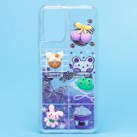 Чехол для Xiaomi M2101K7AG силиконовый 3D игрушки <фиолетовый> ― Spb.OnlineBazar.su