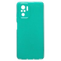 Чехол для Xiaomi M2101K7AG силиконовый с блестками №3 <мятный> ― Spb.OnlineBazar.su