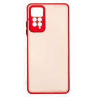 Чехол для Xiaomi Redmi Note 12 Pro пластиковый с окантовкой <красный> ― Spb.OnlineBazar.su