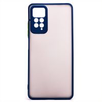 Чехол для Xiaomi Redmi Note 12 Pro пластиковый с окантовкой <темно-синий> ― Spb.OnlineBazar.su