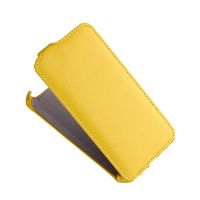 Чехол для Alcatel OT 5038X (One Touch Pop D5) флип кожзам №1 <желтый> ― Spb.OnlineBazar.su