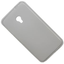 Чехол для Alcatel OT 5045D (One Touch Pixi 4 5) силиконовый матовый <бело-прозрачный>