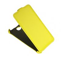 Чехол для Alcatel OT 6033X (One Touch Idol Ultra) флип кожзам №1 <желтый> ― Spb.OnlineBazar.su