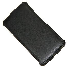 Чехол для TCL Y910 флип кожзам №1 <черный>