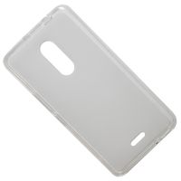 Чехол для Alcatel OT 9008D (One Touch A3 XL) силиконовый матовый <бело-прозрачный> ― Spb.OnlineBazar.su