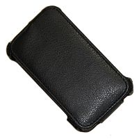 Чехол для Alcatel OT 3041D (One Touch Tribe) флип кожзам №1 <черный> ― Spb.OnlineBazar.su