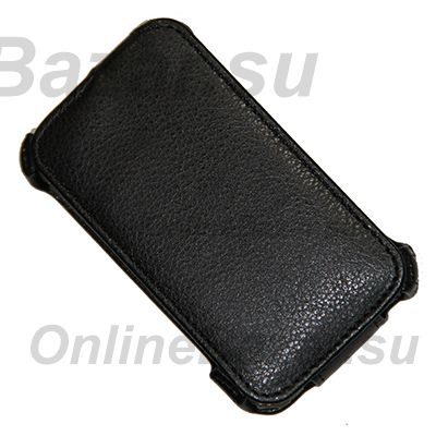 Чехол для Alcatel OT 3041D (One Touch Tribe) флип кожзам №1 <черный> ― Spb.OnlineBazar.su