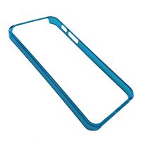 Чехол для Apple iPhone 5 бампер пластиковый <голубой> ― Spb.OnlineBazar.su