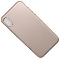 Чехол для Apple iPhone Xs задняя крышка пластик <золото> ― Spb.OnlineBazar.su