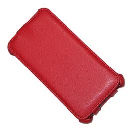 Чехол для Asus Padfone S (PF500KL) флип кожзам №1 <красный>