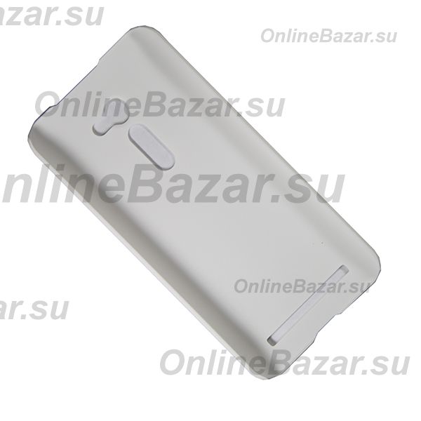 Чехол для Asus ZenFone 2 (ZE500CL) задняя крышка пластик ребристый Nillkin <белый> ― Spb.OnlineBazar.su