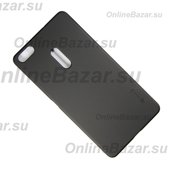 Чехол для Asus ZenFone 3 Ultra (ZU680KL) задняя крышка пластик ребристый Nillkin <черный> ― Spb.OnlineBazar.su