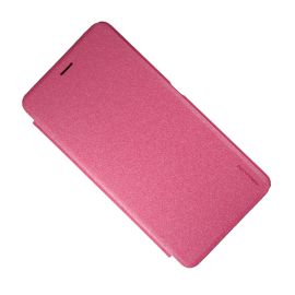 Чехол для Asus ZenFone 3 Ultra (ZU680KL) флип боковой пластик-кожзам Nillkin Sparkle <розовый>