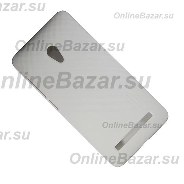 Чехол для Asus ZenFone 5 Lite (A502CG) задняя крышка пластик ребристый Nillkin <белый> ― Spb.OnlineBazar.su
