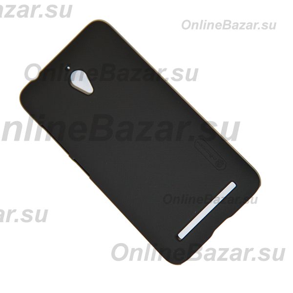 Чехол для Asus ZenFone Go (ZC500TG) задняя крышка пластик ребристый Nillkin <черный> ― Spb.OnlineBazar.su