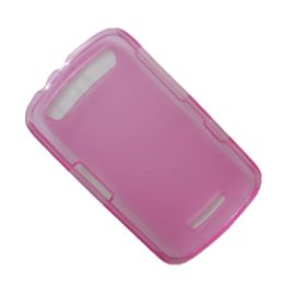 Чехол для BlackBerry 9360 Curve силиконовый матовый <розовый>