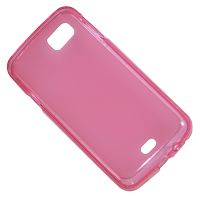 Чехол для Fly IQ4411 (Quad Energie 2) силиконовый матовый <розовый> ― Spb.OnlineBazar.su