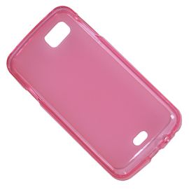 Чехол для Fly IQ4411 (Quad Energie 2) силиконовый матовый <розовый>