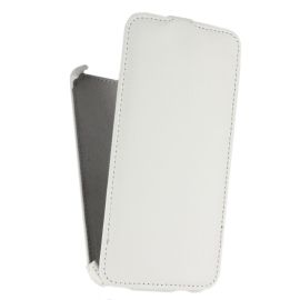 Чехол для HTC 2PUK100 флип кожзам №1 <белый>